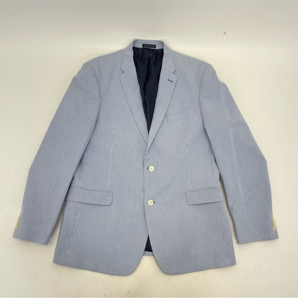 Tommy Hilfiger Other - NWOT Tommy Hilfiger Pinstripe Jacket 44L Blue/White